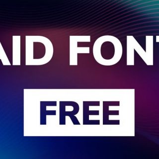 free paid fonts